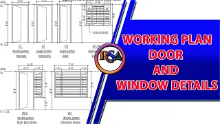 Door window tips | Door Window Size And Height | All Door Window Schedule and Working Drawing Tips