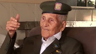 Ex-combatente da 2ª Guerra Mundial completa 100 anos e é homenageado em Dourados