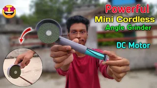 How To Make Cordless Angle Grinder || Mini Angle Grinder कैसे बनाये || Homemade Grinder Machine