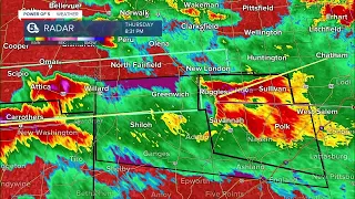 Tornado Warnings, watches issued for multiple Northern Ohio counties Thursday evening
