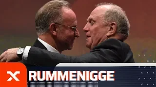 Karl-Heinz Rummenigge und Uli Hoeneß scherzen nach emotionaler Rede | FC Bayern München | SPOX