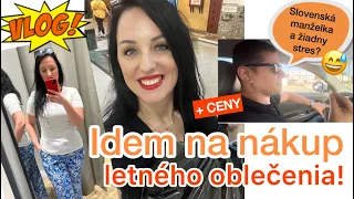 VLOG: IDEM NA NÁKUP LETNÉHO OBLEČENIA! A MOHAMED MÁ NOVÉ HLÁŠKY😅