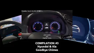 Compilation #3 of Hyundai & Kia Goodbye Chimes | 현대 그리고 기아 | 1k+ Subscribers Special 🥳