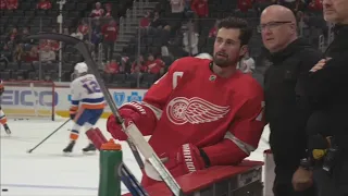 Dylan Larkin Talks About Paying For The Fans Beer He Knocked Over