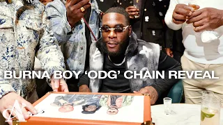 Burna Boy's 1 Million Dollar Chain Reveal | A Jewellers