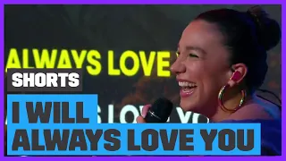 Priscilla Alcantara canta I WILL ALWAYS LOVE YOU, de WHITNEY HOUSTON | TVZ Priscilla | #Shorts