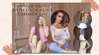 SUMMER OUTFITS WITH LOOK ALIKE SOMMER RAY (A.K.A LARISSA)