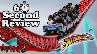 60 Second Review - Xcelerator at Knott's Berry Farm #shorts