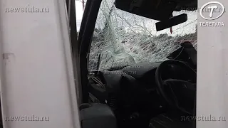 В ДТП с маршруткой и «Камазом» в Туле пострадали 2 человека