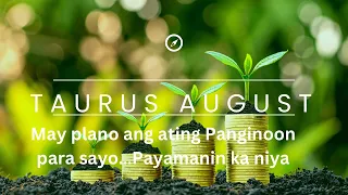 TAURUS ♉️ MAY PLANO ANG PANGINOON SAYO …PAYAMANIN KA NIYA 😇🤑🤯🌈👑💃