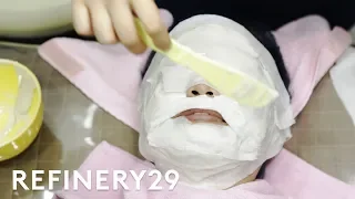 I Got A Glass Skin Facial In South Korea | Beauty With Mi | Refinery29