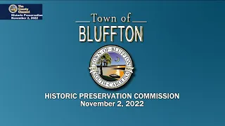 Historic Preservation Commission Wednesday, November 02, 2022 at 6:00 PM Theodore D. Washington