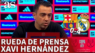 BARCELONA 0- REAL MADRID 4 (1-4) | XAVI HERNÁNDEZ, rueda de prensa POST partido | Diario AS