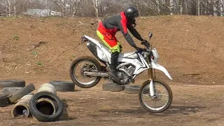 Honda CRF 250 L разгон 0-199 и грязевые испытания!