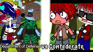 DoD VS @sadprincess2012 Confederate|Countryhumans|Fake collab