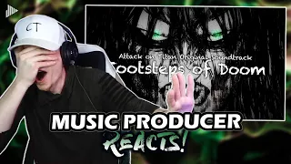 Music Producer Reacts to Attack on Titan OST - Footsteps of Doom