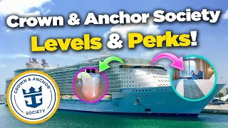 All the LEVELS & PERKS of Royal Caribbean Crown and Anchor Society!