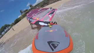 Robby Naish: Windsurf slalom sailing on Maui