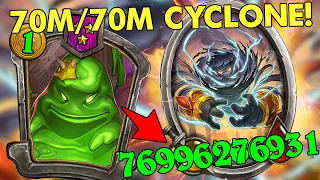 70 MILLION STATS From Suspicious Stimulant! | Hearthstone Battlegrounds