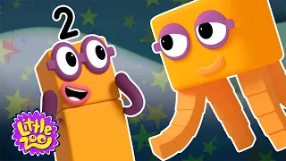 Two Times Table and More! | Learn to Count | @Numberblocks