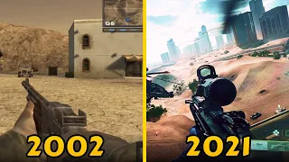 Evolution of Battlefield Game from 2002 - 2021(Battlefield 1942 to Battlefield 2042)