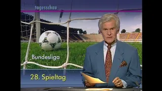 Tagesschau vom 29.04.1995 Spielbericht Borussia Dortmund : Dynamo Dresden 1.Bundesliga 94/95