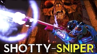 SHOTTY SNIPER - DOOM Multiplayer Gameplay (Open Beta)