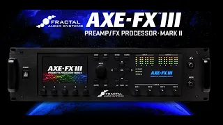 AxeFX III MK2 - Unboxing and First Patch Test