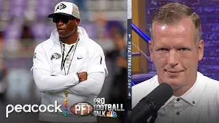 Deion Sanders leads Colorado to upset win over No. 17 TCU | Pro Football Talk | NFL on NBC