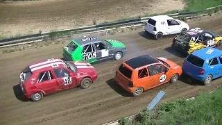 Rallycross Domažlice 12.5.2024 první rozjížďka Junior auta