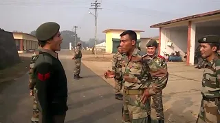 India Army training teach (Funny comedy) NCC how to command the drill