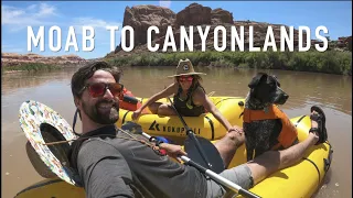 Paddling the Colorado River Flatwater Section from Moab to Canyonlands