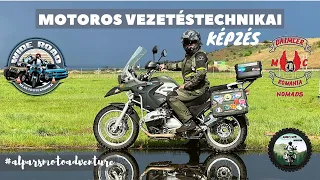 Wide Road motoros vezetéstechnikai képzés - Kerelőszentpál - BMW R1200GS - alparsmotoadventure