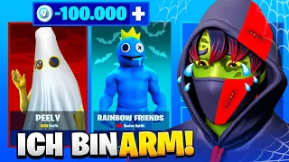 OMG 😱🤑 Nach jedem TOD MUSS ich HALLOWEEN SKINS aus dem Shop KAUFEN (ultra teuer) Fortnite Deutsch