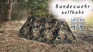 Camping with Bundeswehr Zeltbahn - Ikea stove - Savotta backpack