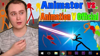 Animator vs. Animation V (official) | Reaction | The power of stickman