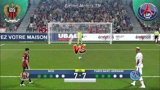 PES 2021 - NICE Vs PSG - Penalty Shootout - FRA Ligue 1