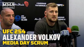 UFC 254: Alexander Volkov Reacts To Walt Harris Saying He's Best Striker In Division - MMA Fighting