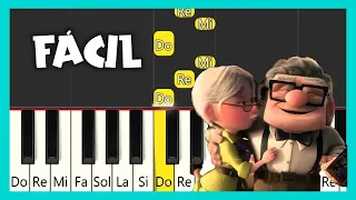 Married Life - Up - PIANO FÁCIL CON NOTAS