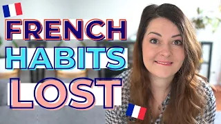 FRENCH HABITS I'VE LOST 😢 The French People Habits I am losing by not living in France!
