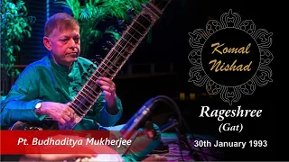 Raag Rageshri | Pt Budhaditya Mukherjee | Hindustani Classical Sitar | Komal Nishad Baroda| Part 2/3