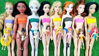 ASMR 5 MYSTERY SURPRISES Disney Princess Miniature Dolls Satisfying Unboxing NO Talking Video DIY