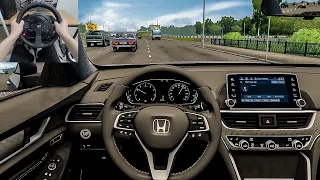 City Car Driving - 2021 Honda Accord [Steering Wheel Gameplay]