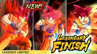 New LF Super Saiyan God Goku Moveset!!!-Dragon ball legends Concept