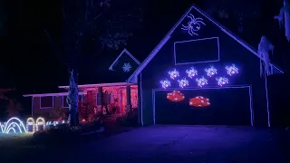 2022 Full Halloween Light Show