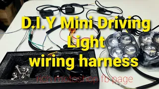 D.I.Y Mini Driving Light wiring harness (paano ba gumawa!?)