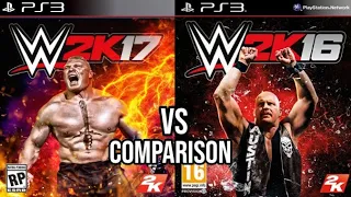 WWE 2K17 VS 2K16 PS3