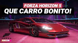 O QUE VOCÊS ESTÃO FAZENDO NO FORZA HORIZON 5? Tunando e Testando Lamborghini Countach