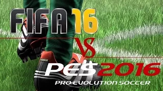 FIFA 16 vs PES 2016 Official E3 Gameplay Trailer - PS4, Xbox One, PC