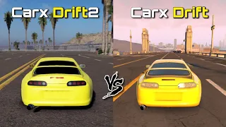 BEST COMPARISON | carx drift racing 2 vs carx drift racing #viral